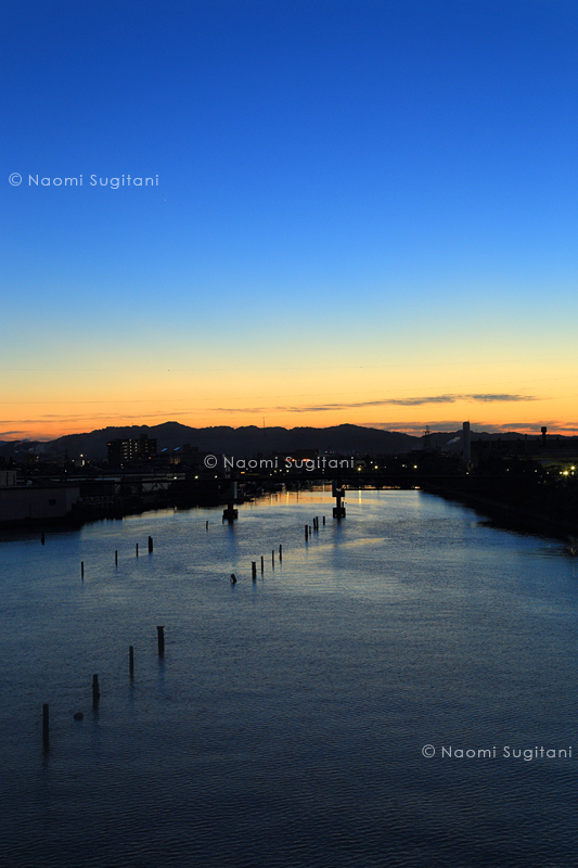 夏　富山　夕景　３