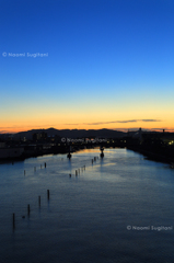 夏　富山　夕景　３