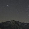 窓から見える星空