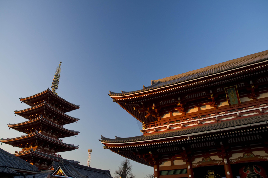 浅草寺。
