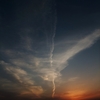 夕日に八雲立つ