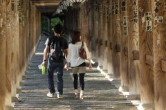 後ろ姿　カップル