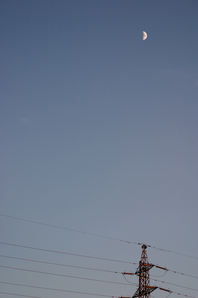 moon and tower
