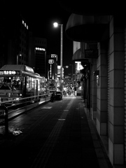 black street