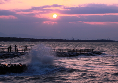 夕陽に誘われて