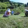 嫁となかよく野良仕事