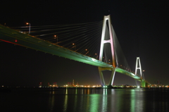 名港トリトン（名港中央大橋）夜景