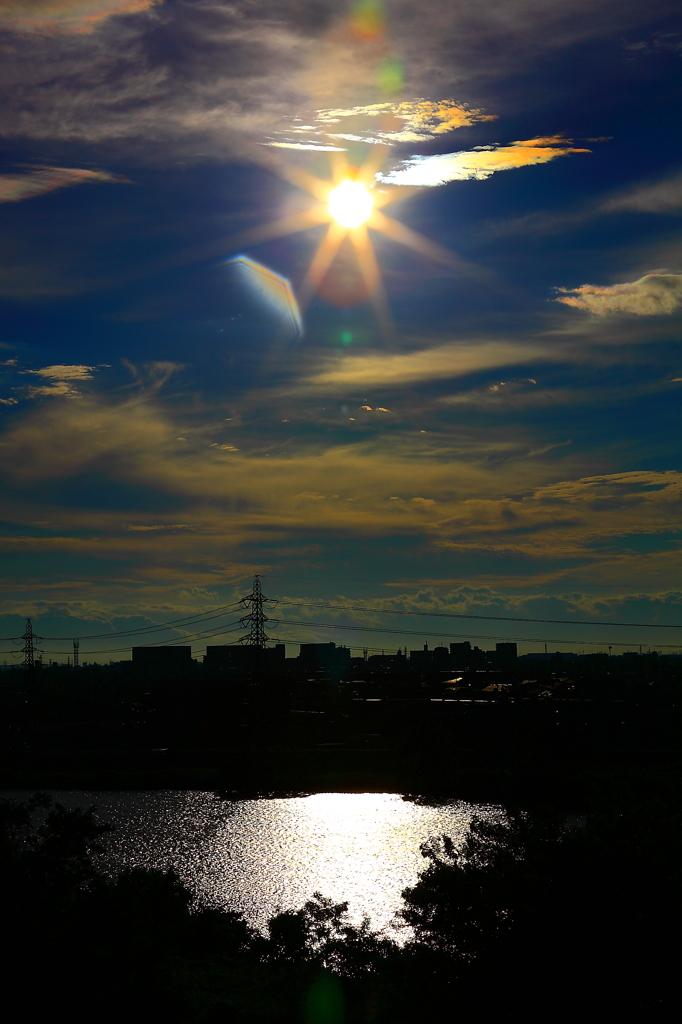 西の太陽