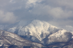 冬の金北山