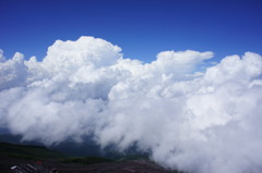 富士山からの雲