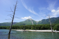 夏の焼岳