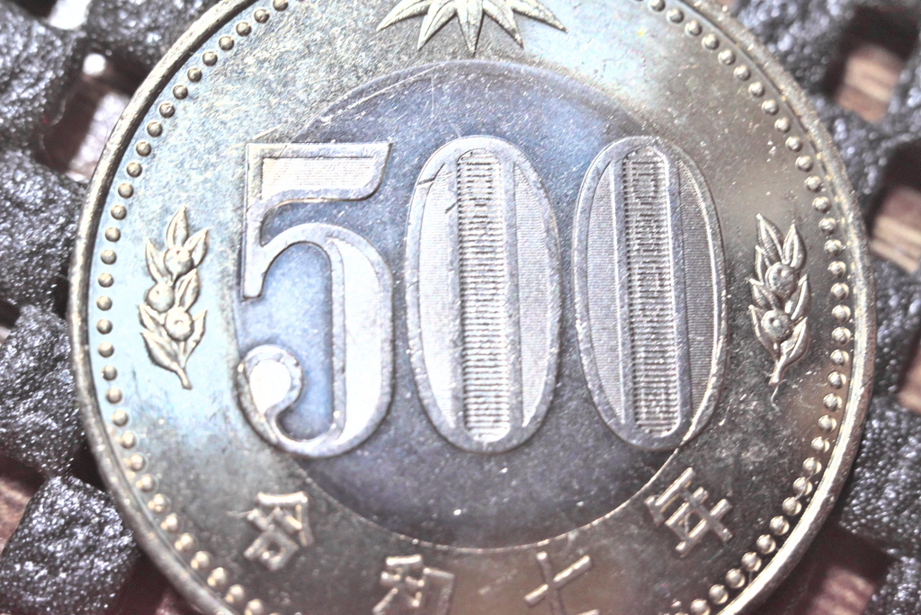 500円玉のお顔