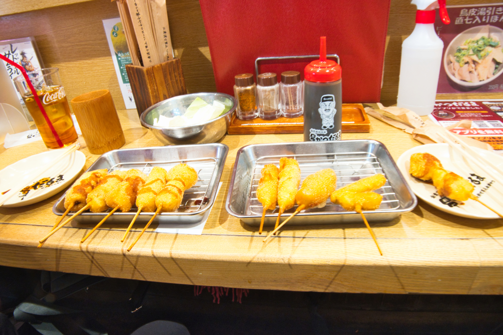 串カツ　いただいています!