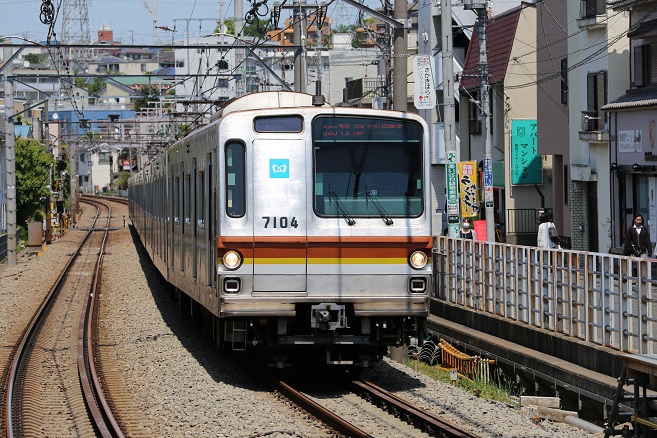 東京メトロ副都心線車輛7000系-7104