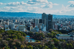 通天閣からの大阪風景