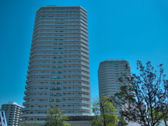 駅前風景タワーマン