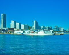 大桟橋からのみなとみらい