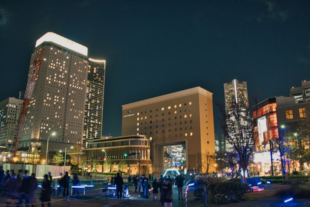 ヨルノヨ前の夜景