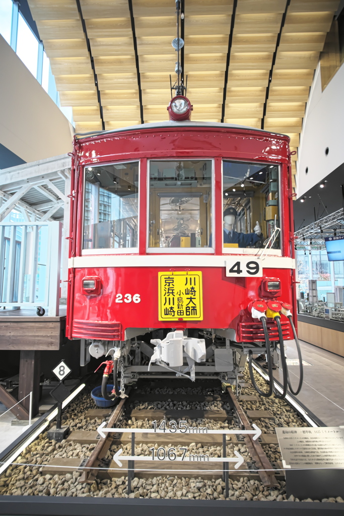 真っ赤な電車(京急ミュージアム)