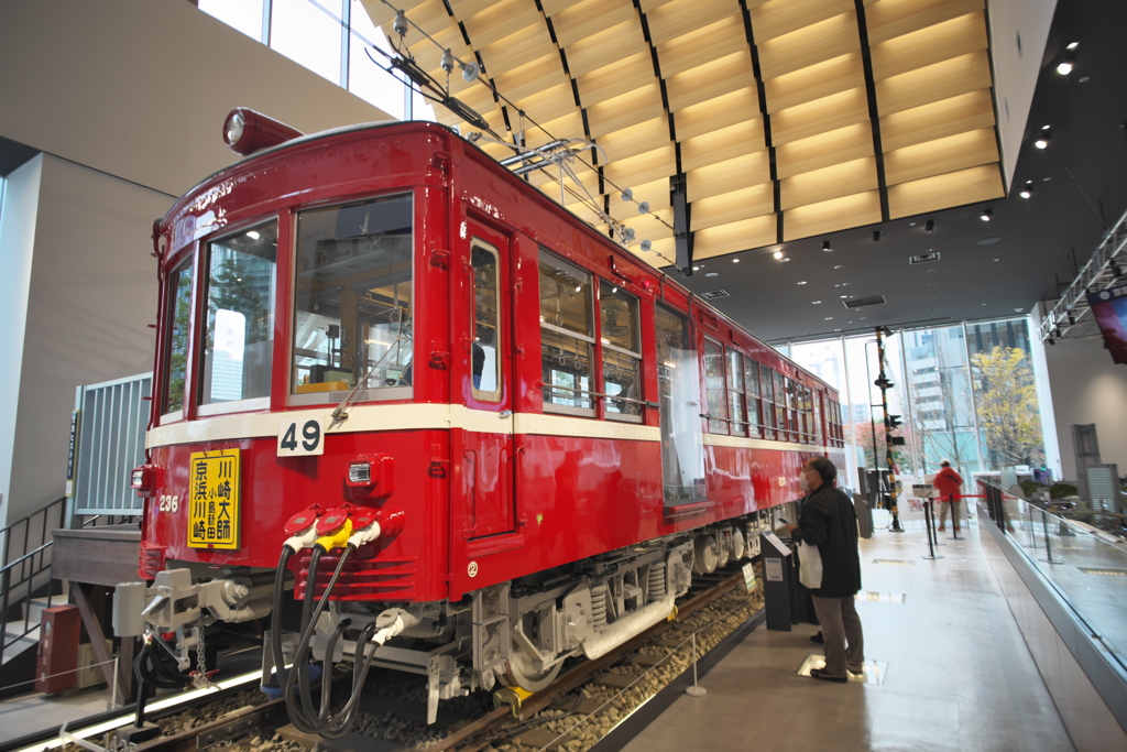 真っ赤な電車(京急ミュージアム)