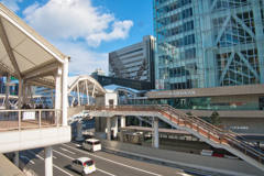 駅前風景(大阪天王寺)