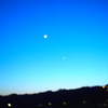 月と金星