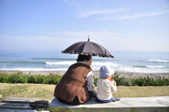 ヒマゴとヒーばぁちゃん。