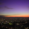 都会の夕景
