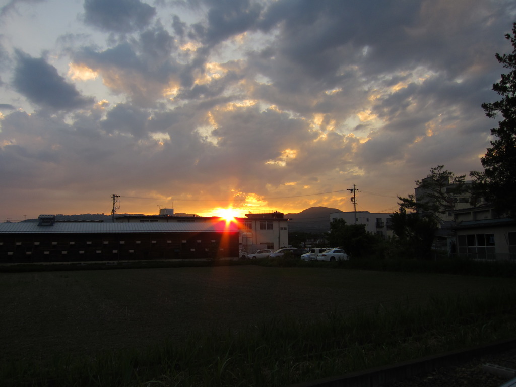 沈みゆく太陽