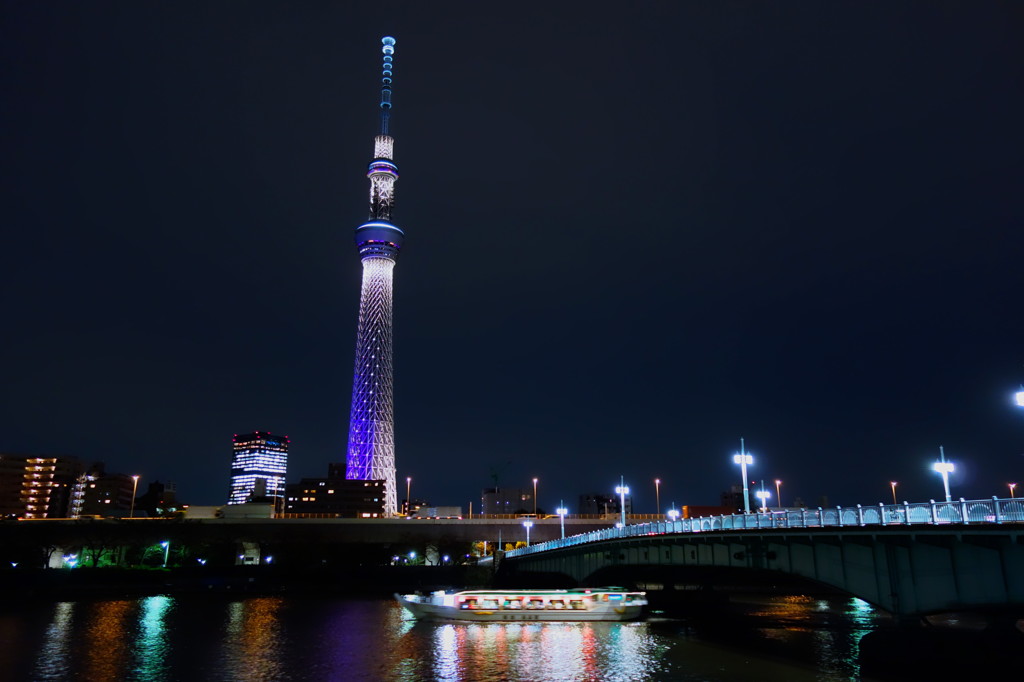 隅田川の夜景