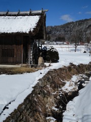 美麻の水車小屋