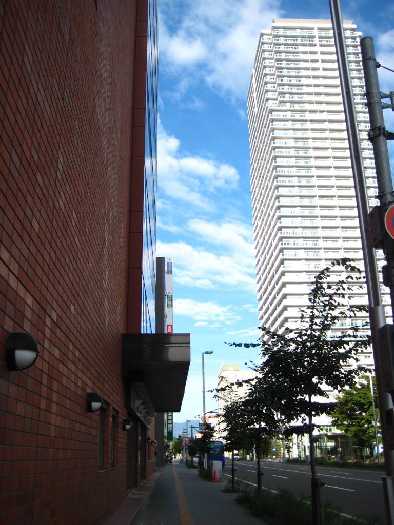 朝の札幌