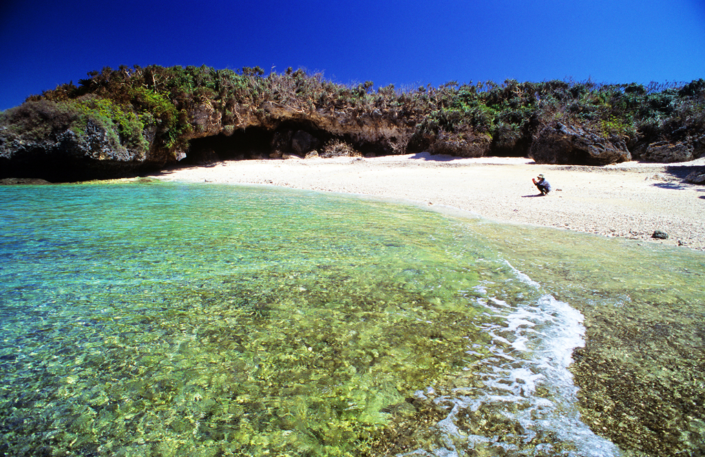 private beach
