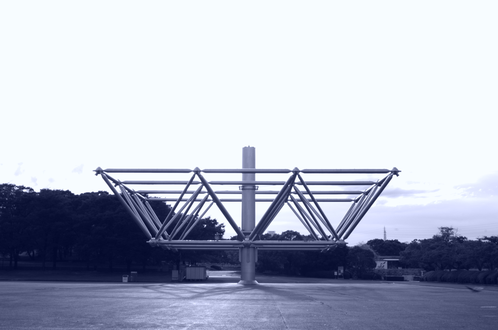 万博公園のオブジェ