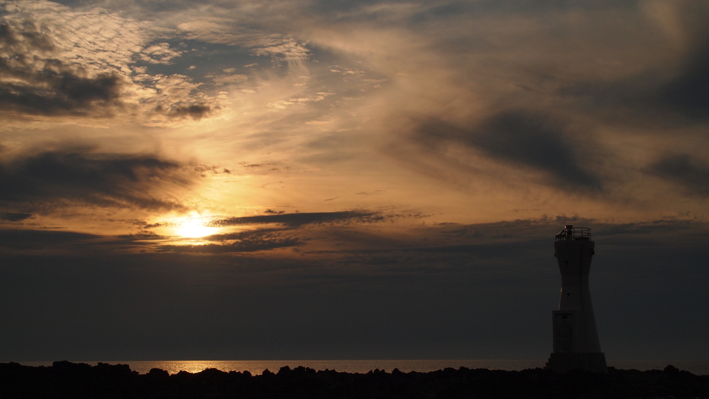 佐渡島の夕日１