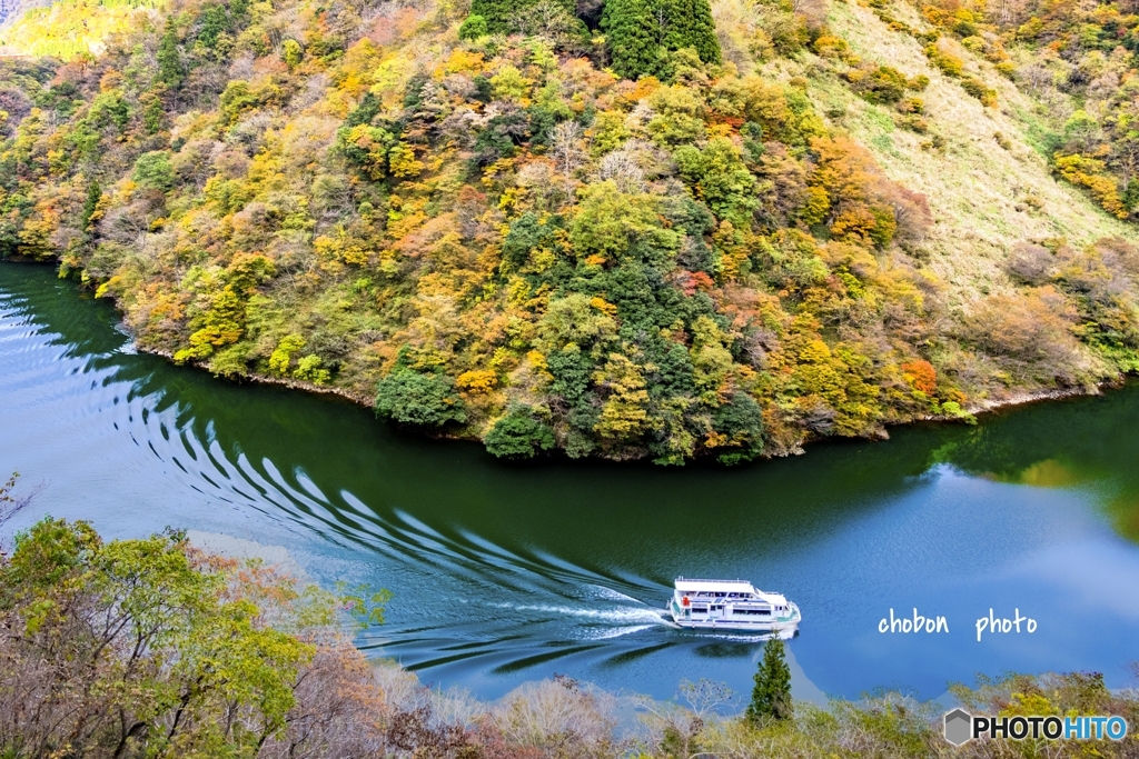 庄川峡の紅葉