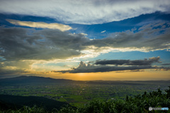 夏の散居村