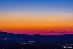 散居村夕景