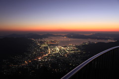 灰ヶ峰から呉の夜景