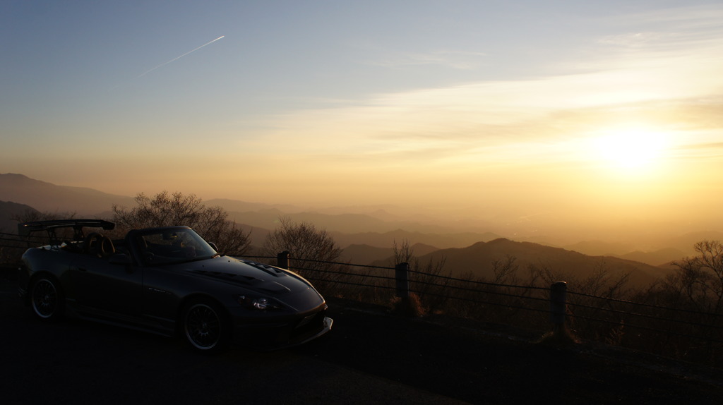 絶景と愛車