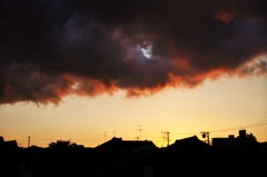 夕立の後