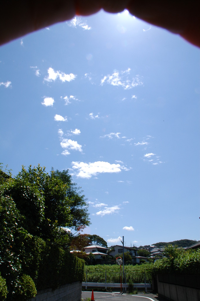 真夏の青空