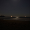 深夜の海