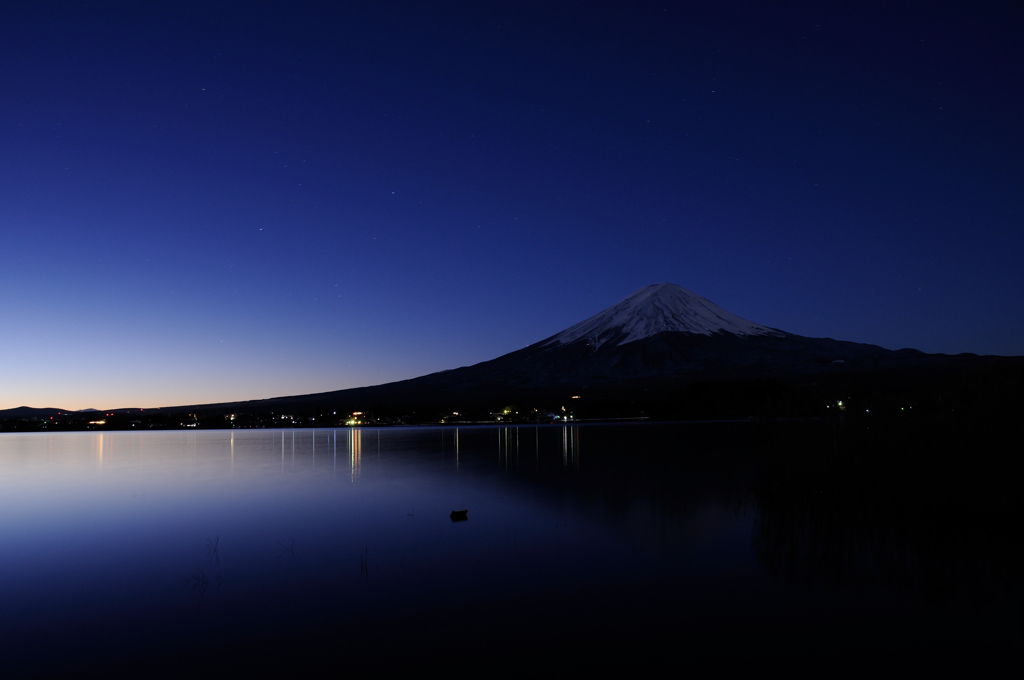 富士　夜明け前
