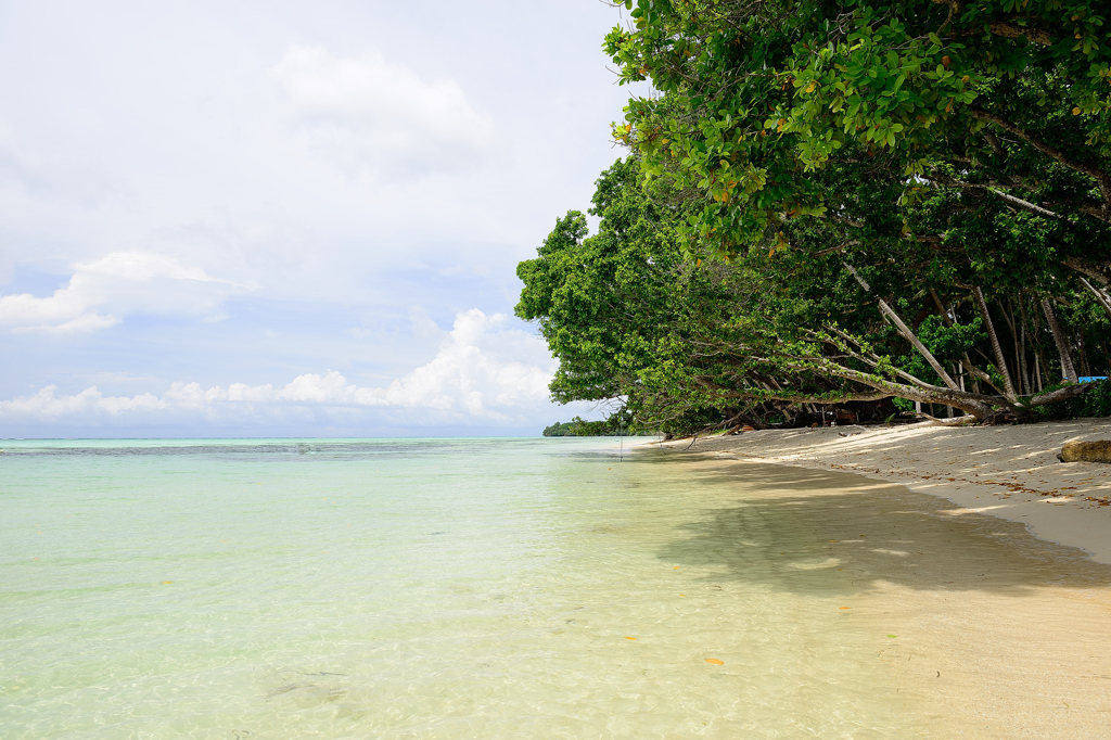 River side beach