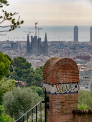 スペイン　バルセロナ　遠景