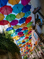 ポルトガル　アゲダの傘３