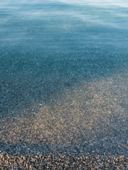 エーゲ海　朝の砂浜