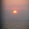 フェリー天仁号からの夕日
