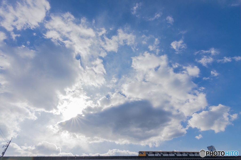 青空のもと